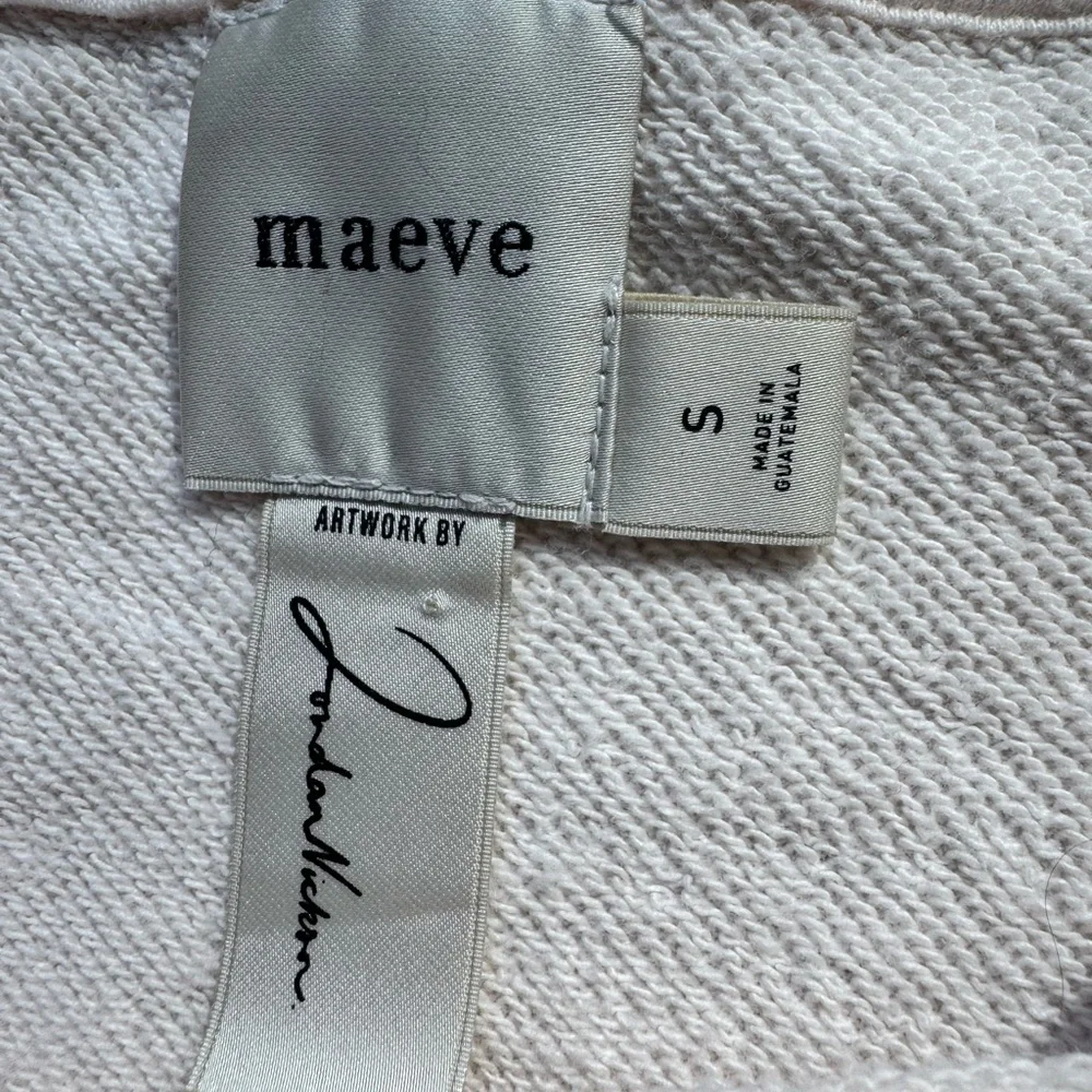 Maeve x Jordan Nickson Art Cheers Multicolor Graphic Sweatshirt - Picture 4 of 6